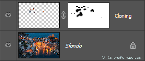 Pennello correttivo + Maschera di livello